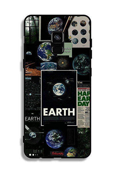 Tolwak غطاء حماية لهاتف Samsung Galaxy A8 Plus (2018) - Earth