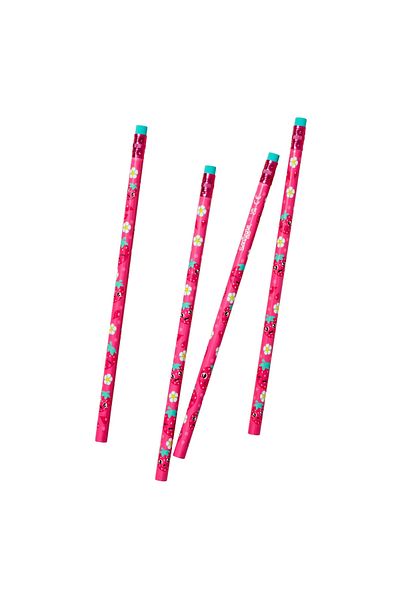 SMIGGLE Pack of 4 Strawberry Scented Pens