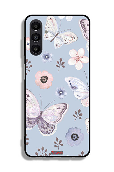 Tolwak Samsung Galaxy A13 5G Protective Case Cover Butterflies And Flowers