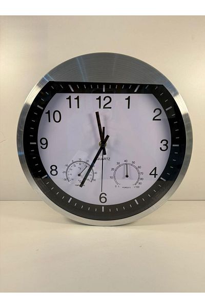 DEC14 Wall clock with a distinctive and modern design, diameter 40 cm.
