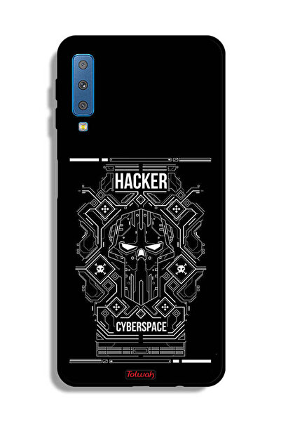 Tolwak غطاء حماية لهاتف Samsung Galaxy A7 (2018) Cyberspace