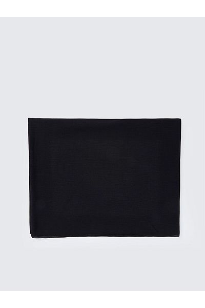 LC Waikiki Black Plain Voile Women's Shawl