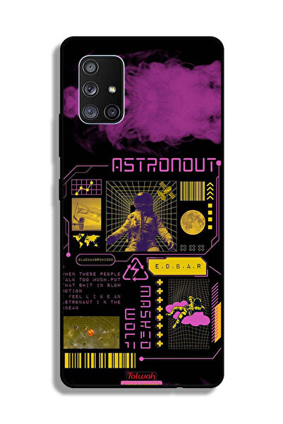 Tolwak Samsung Galaxy A71 5G Protective Case Cover Astronaut Sticker