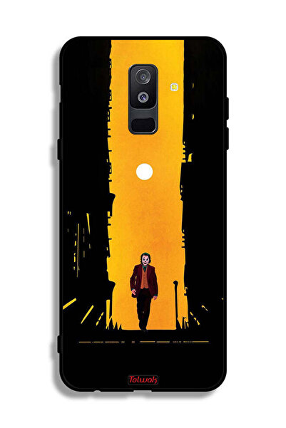 Tolwak غطاء حماية لهاتف Samsung Galaxy A6 Plus (2018) بتصميم جوكر، عمل فني رق...