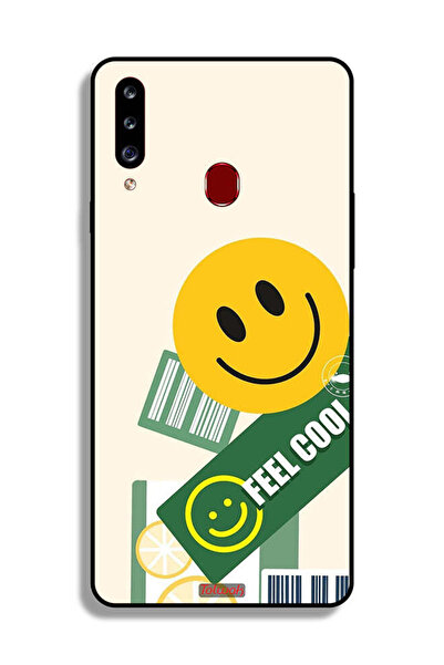 Tolwak غطاء حماية لهاتف Samsung Galaxy A20s بملصق Feel Cool