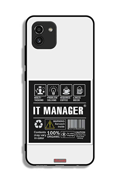 Tolwak Samsung Galaxy A03 Protective Case Cover It Manager Sticker