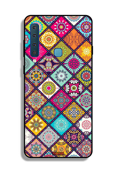 Tolwak غطاء حماية لهاتف سامسونج جالاكسي A9 (2018) بنمط مربعات ماندالا