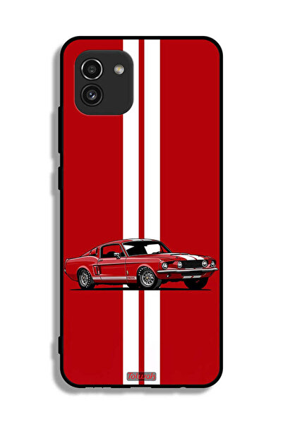Tolwak Samsung Galaxy A03 Protective Case Cover Vintage Car Abstract Art