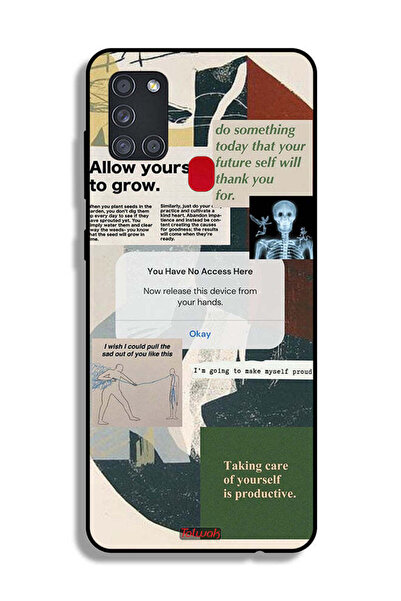 Tolwak غطاء حماية لهاتف Samsung Galaxy A21s اسمح لنفسك بالنمو