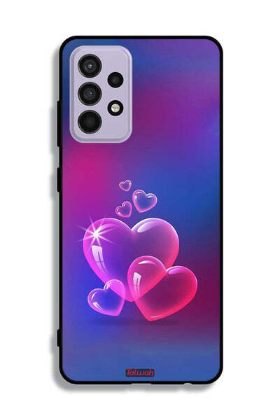 Tolwak غطاء حماية لهاتف سامسونج جالكسي A52 بنقشة قلوب الماء