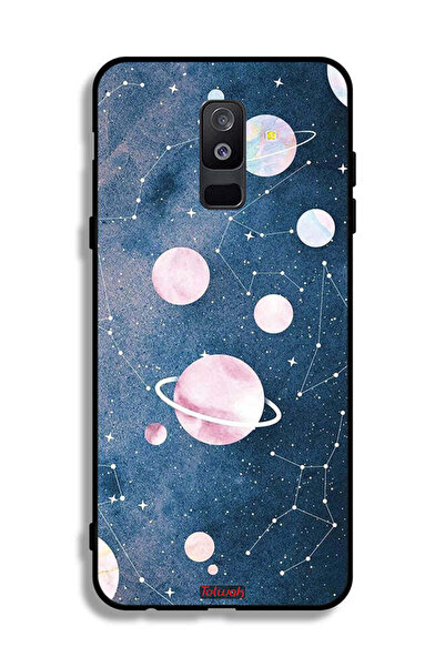 Tolwak Samsung Galaxy A6 Plus (2018) Protective Case Cover Space Art