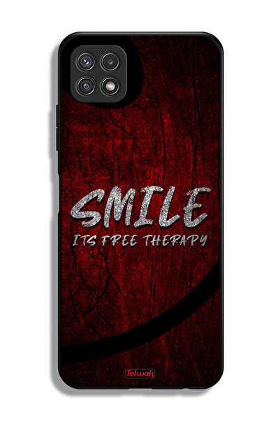 Tolwak Samsung Galaxy A22 5G Protective Case Cover Smile Its Free Therapy