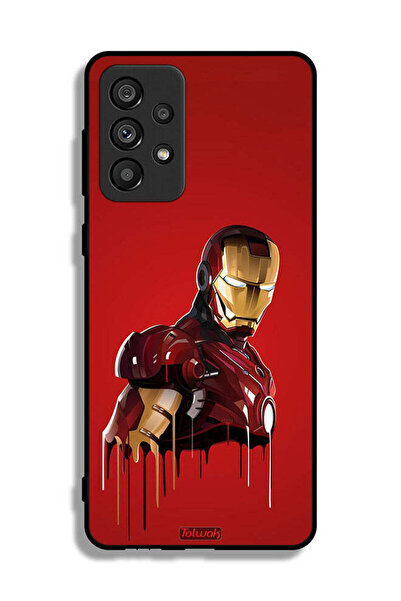 Tolwak غطاء حماية لهاتف سامسونج جالاكسي A73 5G برسومات الرجل الحديدي