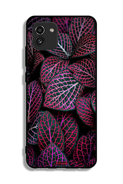 Tolwak غطاء حماية لهاتف سامسونج جالكسي A03 بنقشة أوراق سالجا