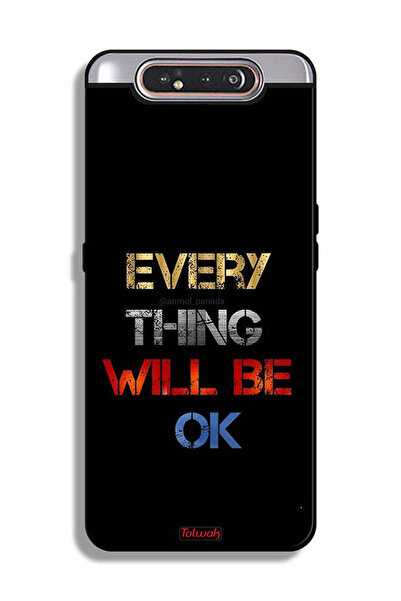 Tolwak غطاء حماية لهاتف Samsung Galaxy A80 كل شيء سيكون على ما يرام