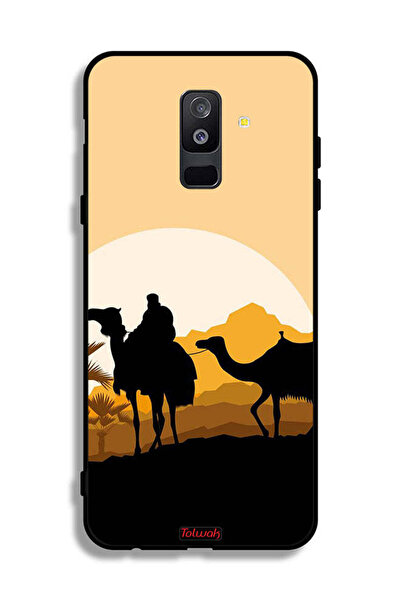 Tolwak غطاء حماية لهاتف Samsung Galaxy A6 Plus (2018) بتصميم فن الجمال في الص...