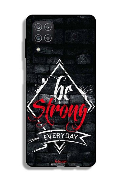 Tolwak غطاء حماية لهاتف Samsung Galaxy A12 كن قويًا كل يوم