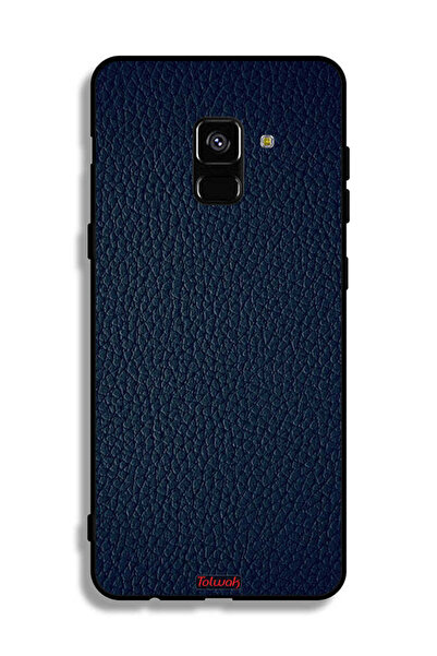 Tolwak غطاء حماية جلدي بنمط هندسي لهاتف Samsung Galaxy A8 Plus (2018)