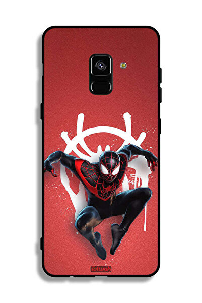 Tolwak غطاء حماية لهاتف Samsung Galaxy A8 Plus (2018) Spiderman