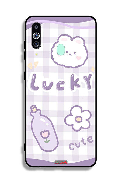 Tolwak غطاء حماية لهاتف سامسونج جالكسي A60 لاكي كيوت