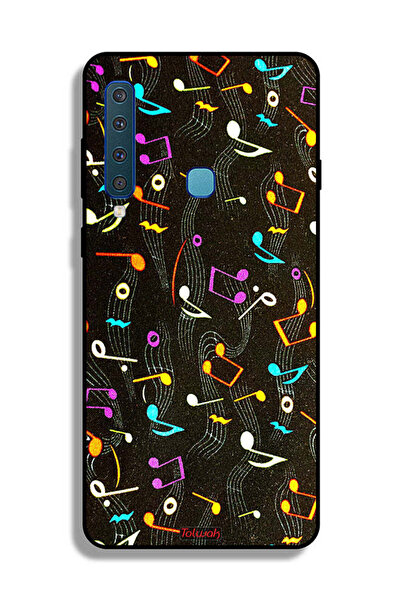 Tolwak غطاء حماية لهاتف Samsung Galaxy A9 (2018) بنمط قماش موسيقي
