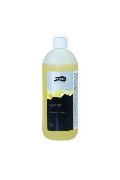 ICE PRO Șampon auto Mirror pH Neutral, spumă intensă și putere mare de curățare, 1 kg