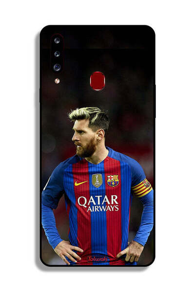 Tolwak غطاء حماية لهاتف سامسونج جالاكسي A20s ميسي برشلونة