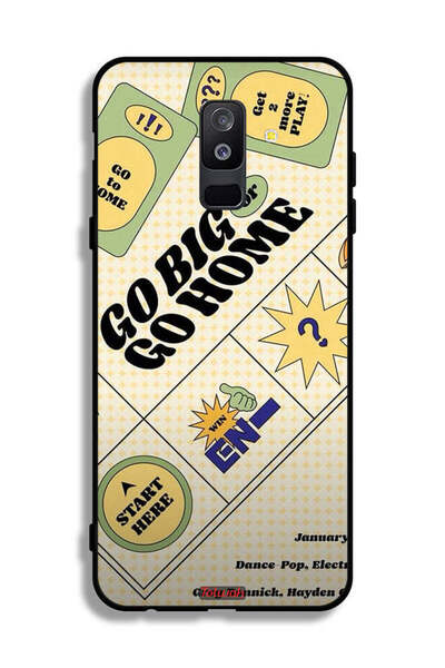 Tolwak Samsung Galaxy A6 Plus (2018) Protective Case Cover Go Big Or Go Home