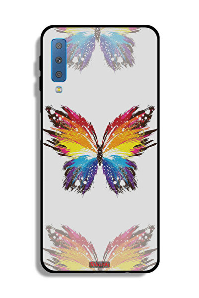 Tolwak غطاء حماية لهاتف Samsung Galaxy A7 (2018) بخلفية بسيطة وفن رقمي وبساطة...