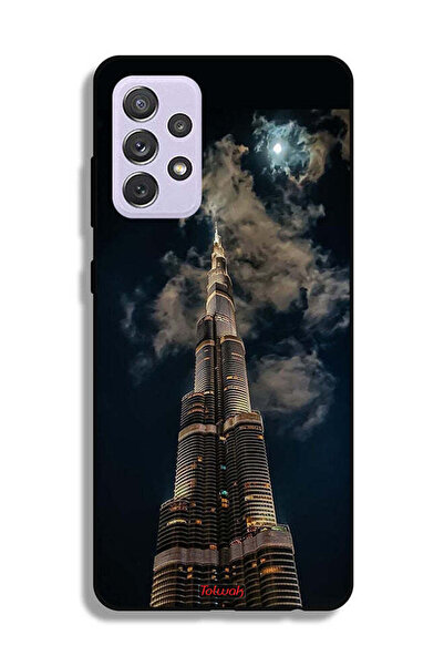 Tolwak Samsung Galaxy A72 5G Protective Case Cover Burj Khalifa In Night