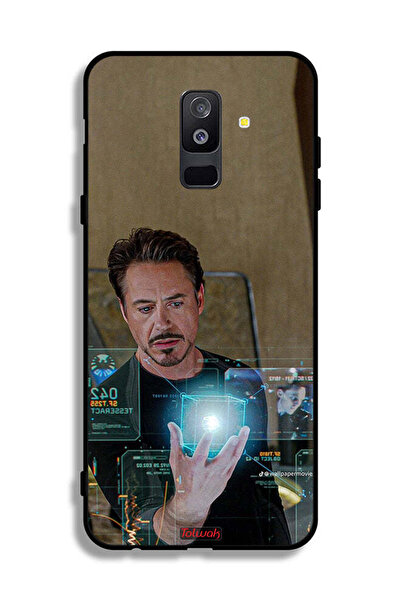 Tolwak غطاء حماية سامسونج جالكسي A6 بلس (2018) غطاء حماية الرجل الحديدي