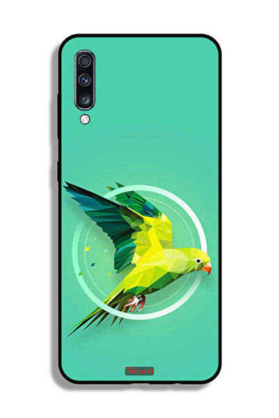 Tolwak غطاء حماية لهاتف سامسونج جالاكسي A70 بطبعة فن تجريدي ببغاء