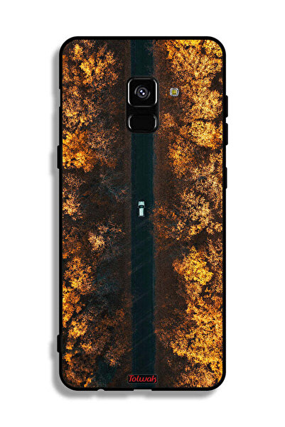 Tolwak غطاء حماية لهاتف Samsung Galaxy A8 Plus (2018) مطبوع عليه صورة طريق في...