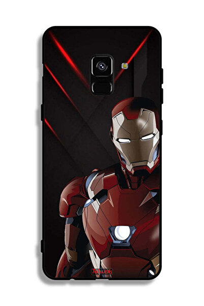Tolwak غطاء حماية لهاتف Samsung Galaxy A8 Plus (2018) Iron Man