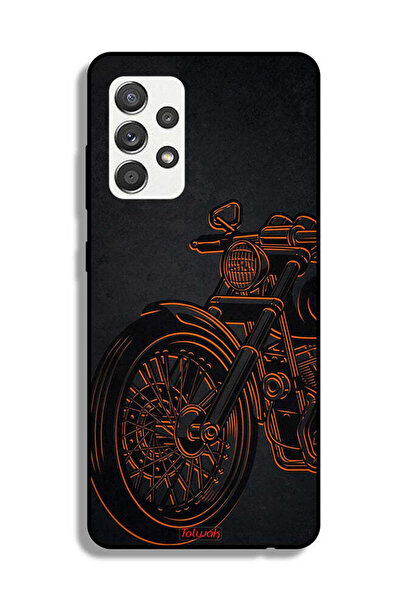 Tolwak Samsung Galaxy M32 5G Protective Case Cover Vintage Bike