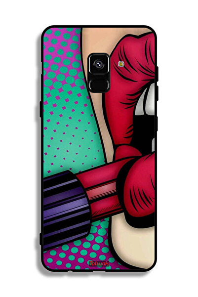 Tolwak غطاء حماية أحمر شفاه لهاتف Samsung Galaxy A8 Plus (2018)