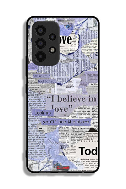 Tolwak غطاء حماية لهاتف سامسونج جالاكسي A53 5G، قطع من الصحف