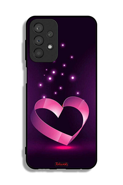 Tolwak غطاء حماية لهاتف Samsung Galaxy A23 بتصميم قلب