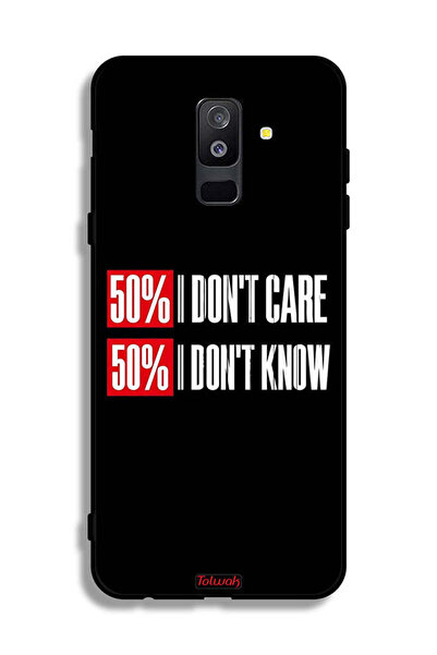 Tolwak غطاء حماية سامسونج جالكسي A6 بلس (2018) غطاء حماية لا أهتم