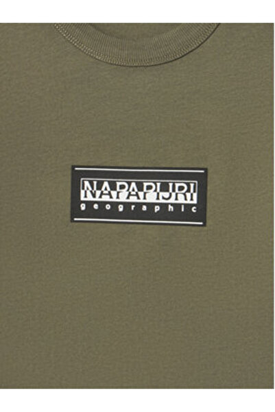Napapijri Tricou verde pentru băieți NAPAPIJRI-NP0A4HYLG0A1 K S-CHAMOIS SS TE...