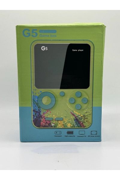 Gamebox G5 Handheld Game Box Player 500 Retro Games 3" Screen Mario Bros Tetris More NIB