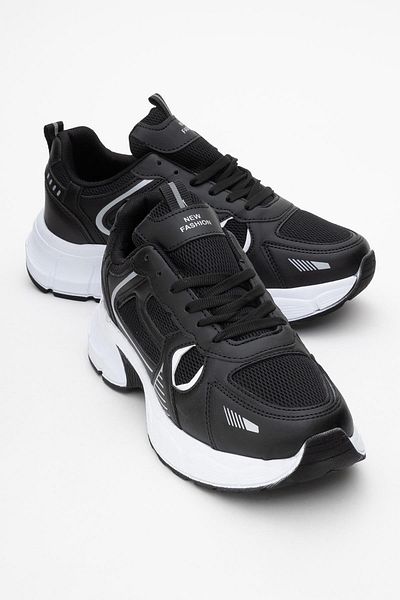 CCWAY AYAKKABI Men's Anorak Sports Shoes Black White