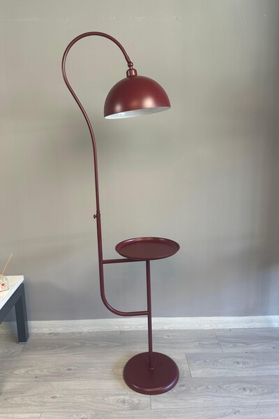 Bamyum Vişne Çürüğü Lambader Modern Dekoratif Metal Oturma Odası Çalışma Odası Zemin Lambası