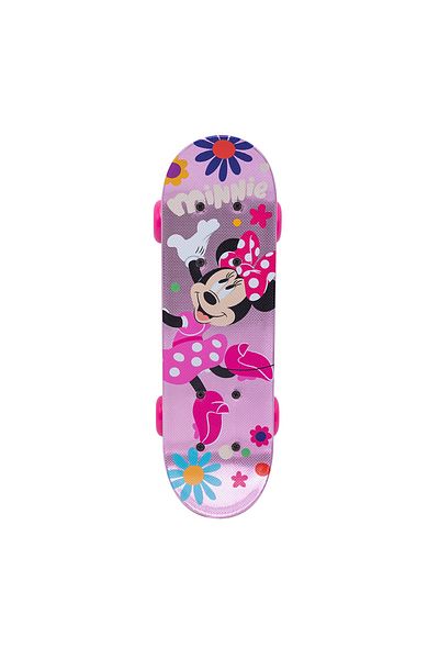 Seven Minnie Mouse plastic skateboard, Disney