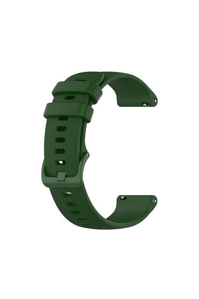 SKYDDAR INNOVATION Silicone Strap for Samsung Galaxy Watch 4/5/Active 2, Huawei Watch GT 3 /GT 3 Pro, W006 - Green