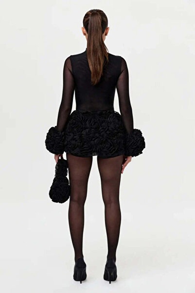 American Rag Cie Şık Chiffon Skort: Kadınlar için Rose Petal Mini Etek ve Şort Kombini