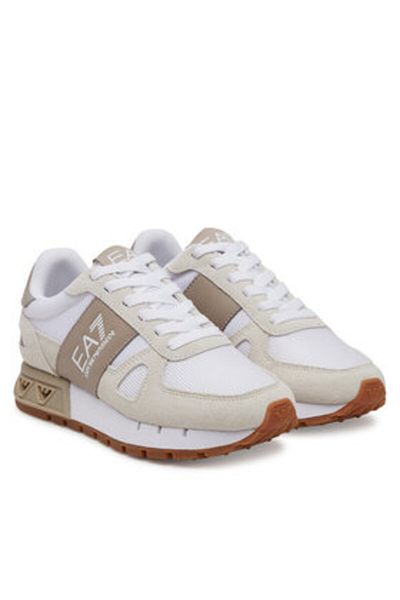EA7 Emporio Armani Women's Sneakers white EA7 EMPORIO ARMANI-X8X151 XK354 U457 WHITE+COBBELSTONE
