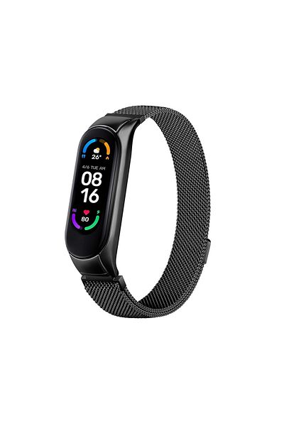 O Ozone Xiaomi Band 6 /5 | Milanese Watch Band Strap | Black