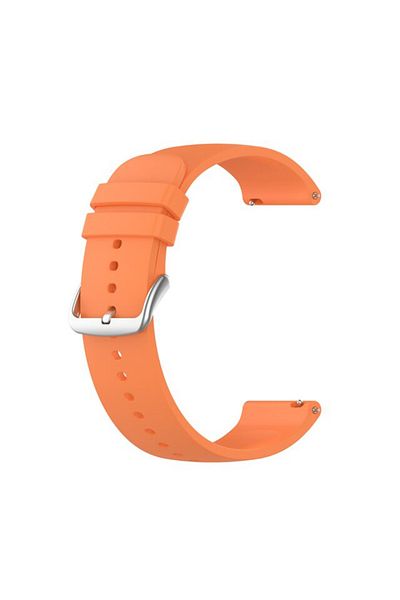SKYDDAR INNOVATION Silicone Strap for Samsung Galaxy Watch 4/5/Active 2, Huawei Watch GT 3 /GT 3 Pro, W001 - Orange