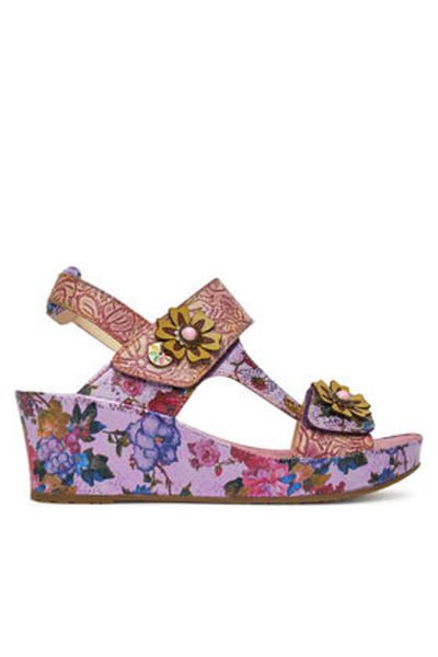 LAURA VITA Women's Sandals multicolor LAURA VITA-FACDIAO 37 LILAS